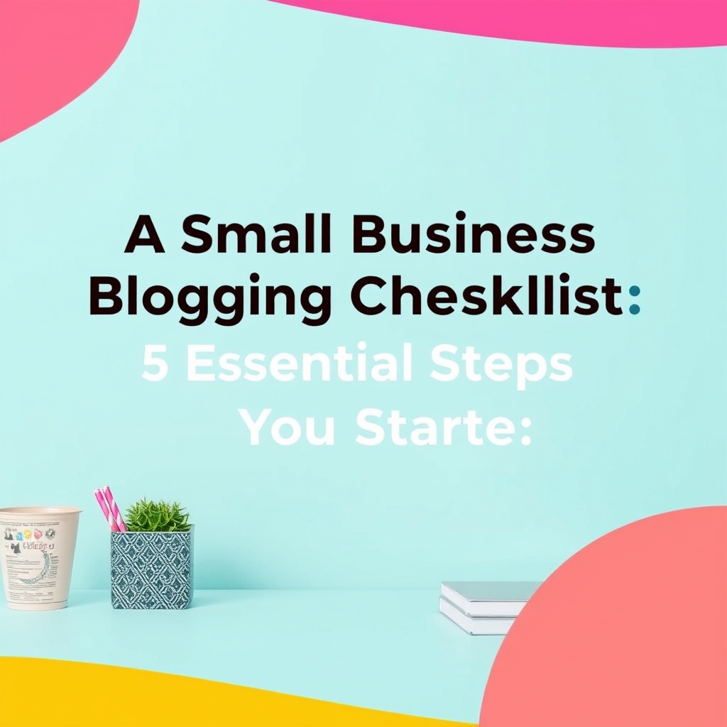 A Small Business Blogging Checklist: 5 Essential Steps to Get Started