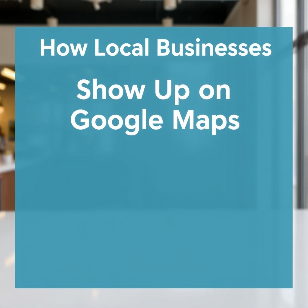 How Local Businesses Show Up on Google Maps