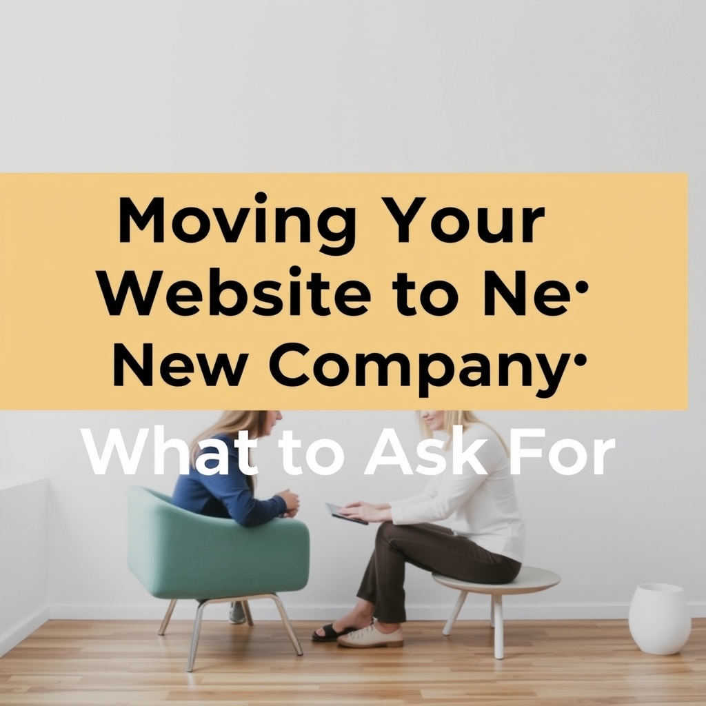 Moving Your Website to a New Company: What to Ask For