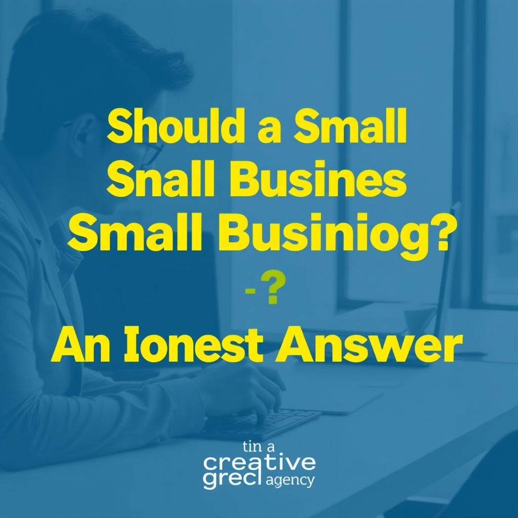 Should a Small Business Blog? An Honest Answer