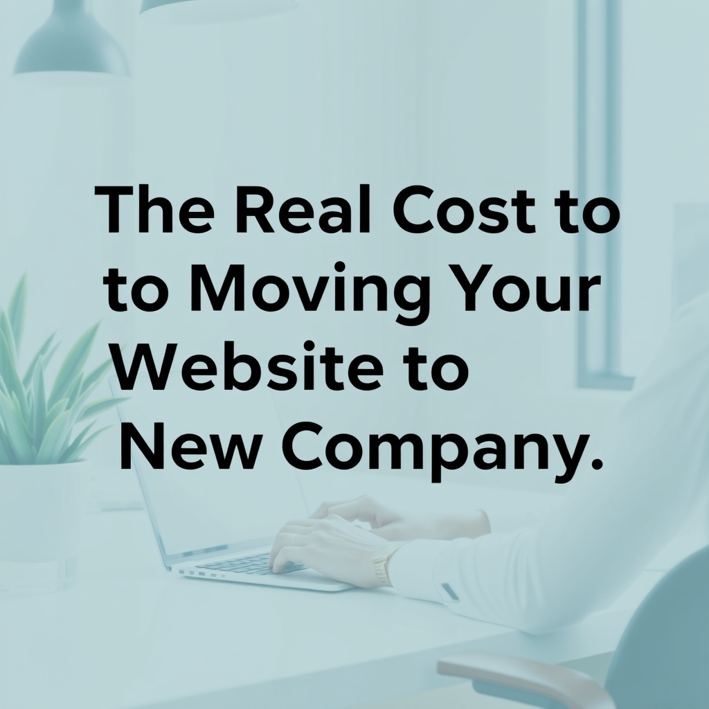 The Real Cost of Moving Your Website to a New Company