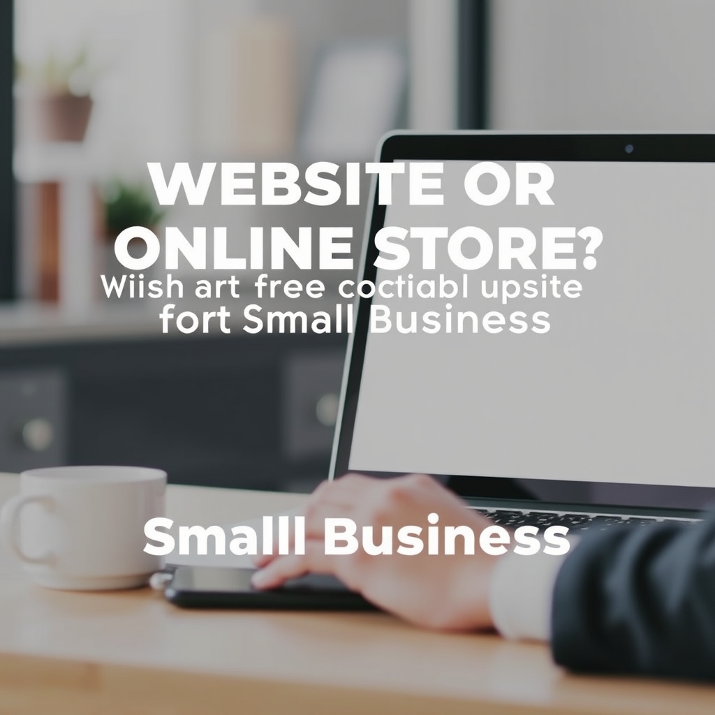 Website or Online Store: Which One is Right for Your Small Business