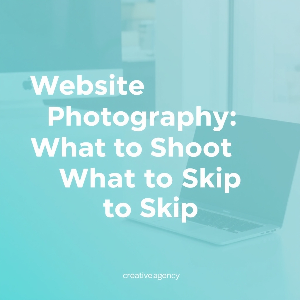 Website Photography: What to Shoot and What to Skip