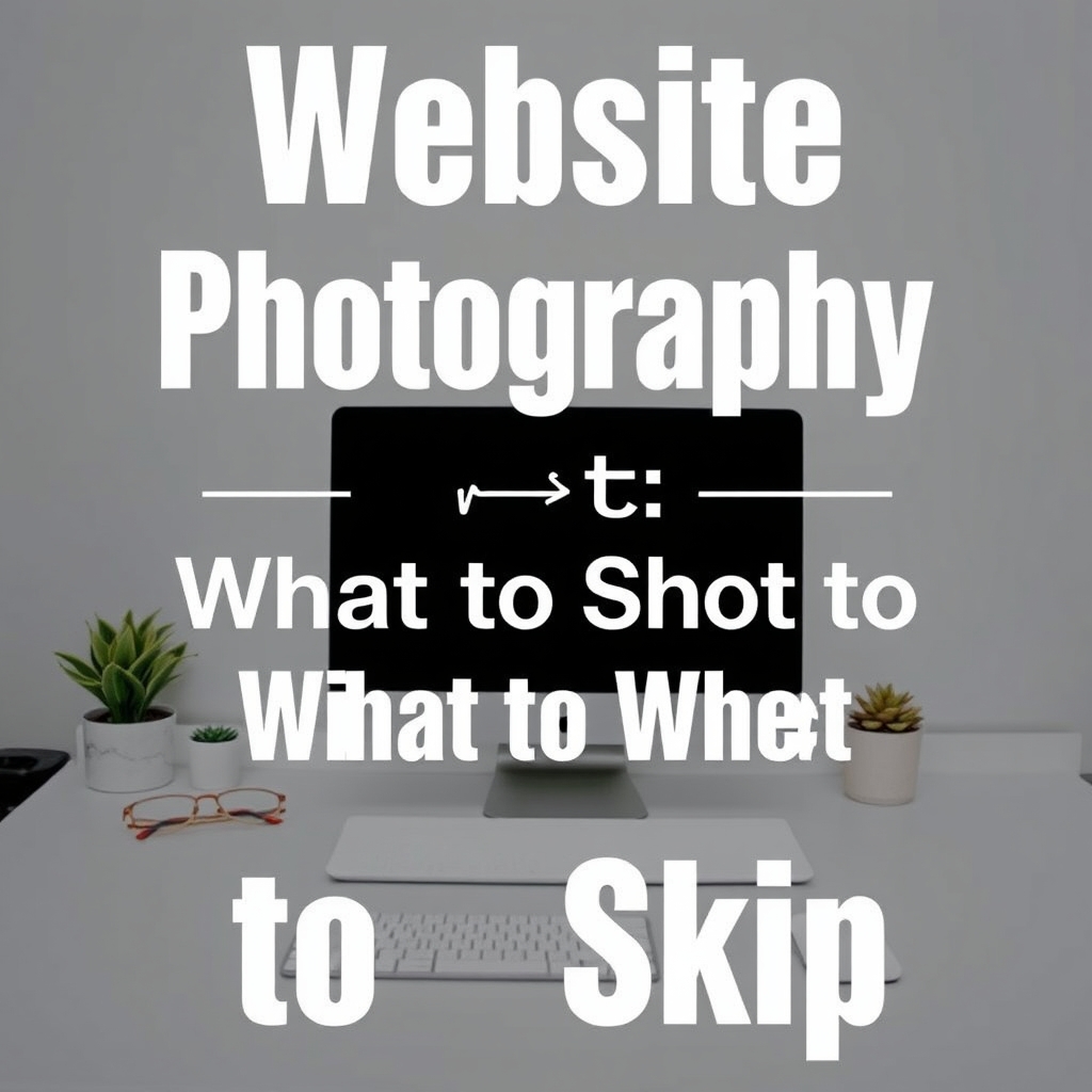 Website Photography: What to Shoot and What to Skip