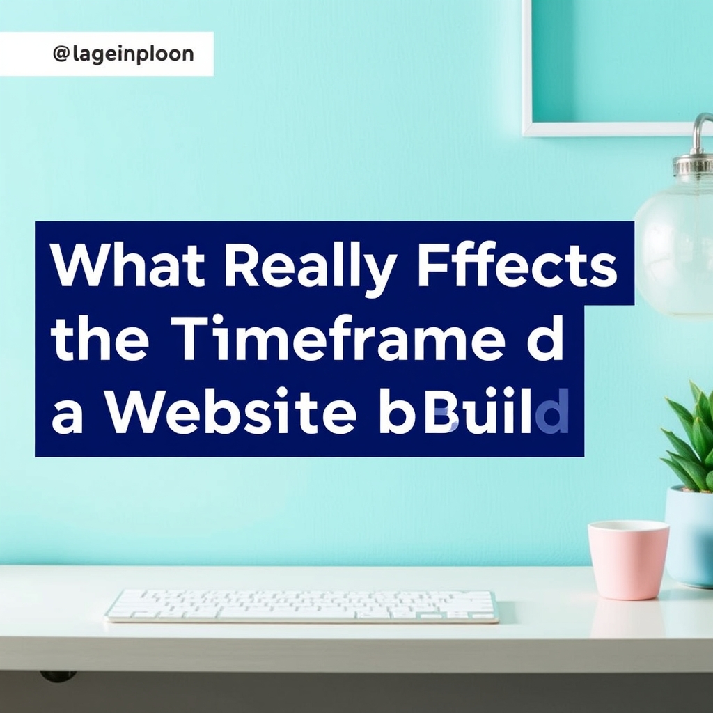 What Really Affects the Timeframe of a Website Build