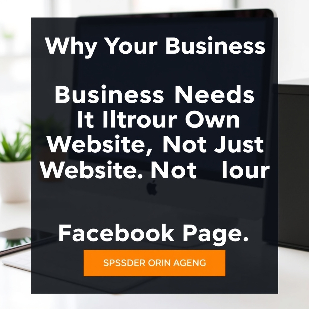 Why Your Business Needs Its Own Website, Not Just a Facebook Page