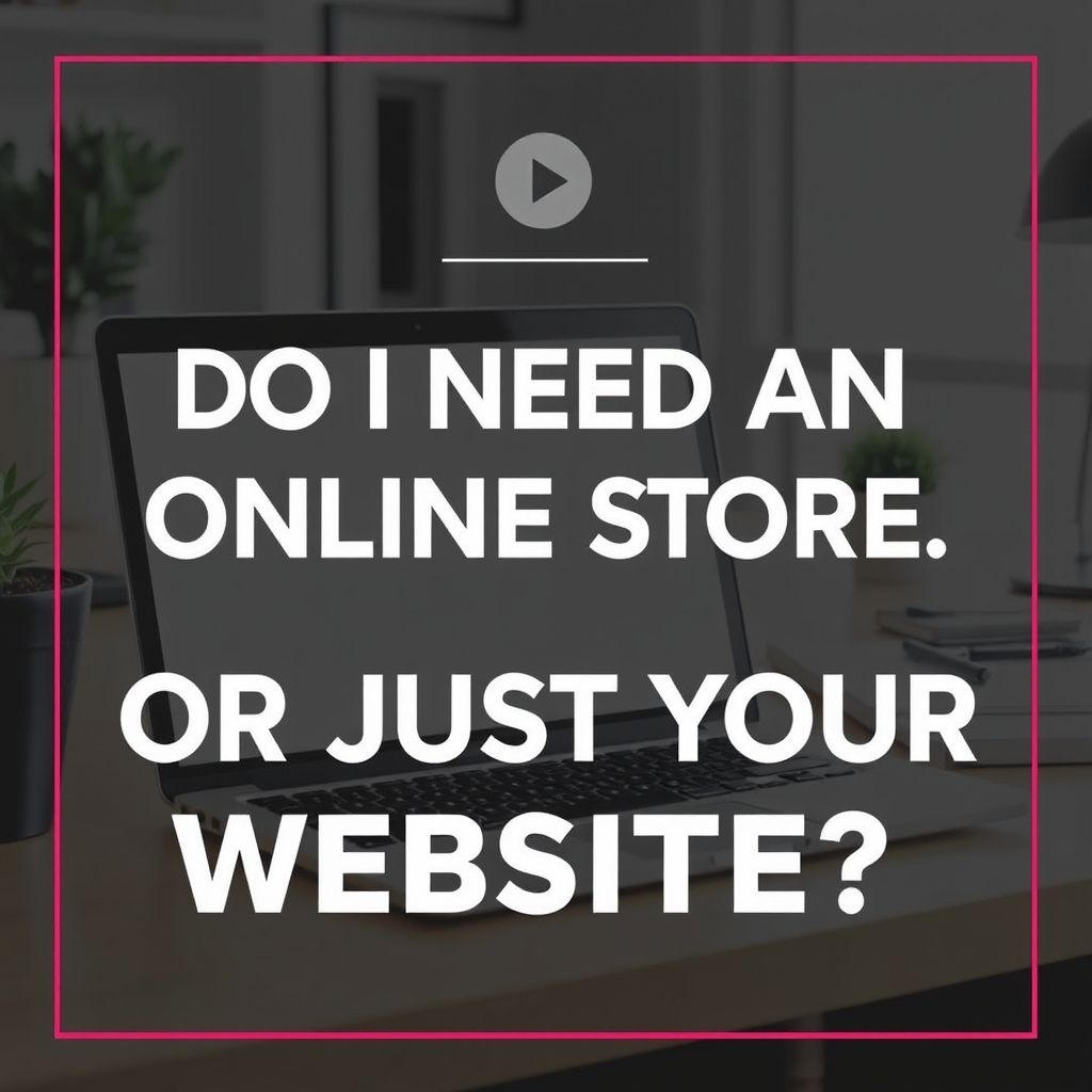 Do I Need an Online Store, or Just a Website?