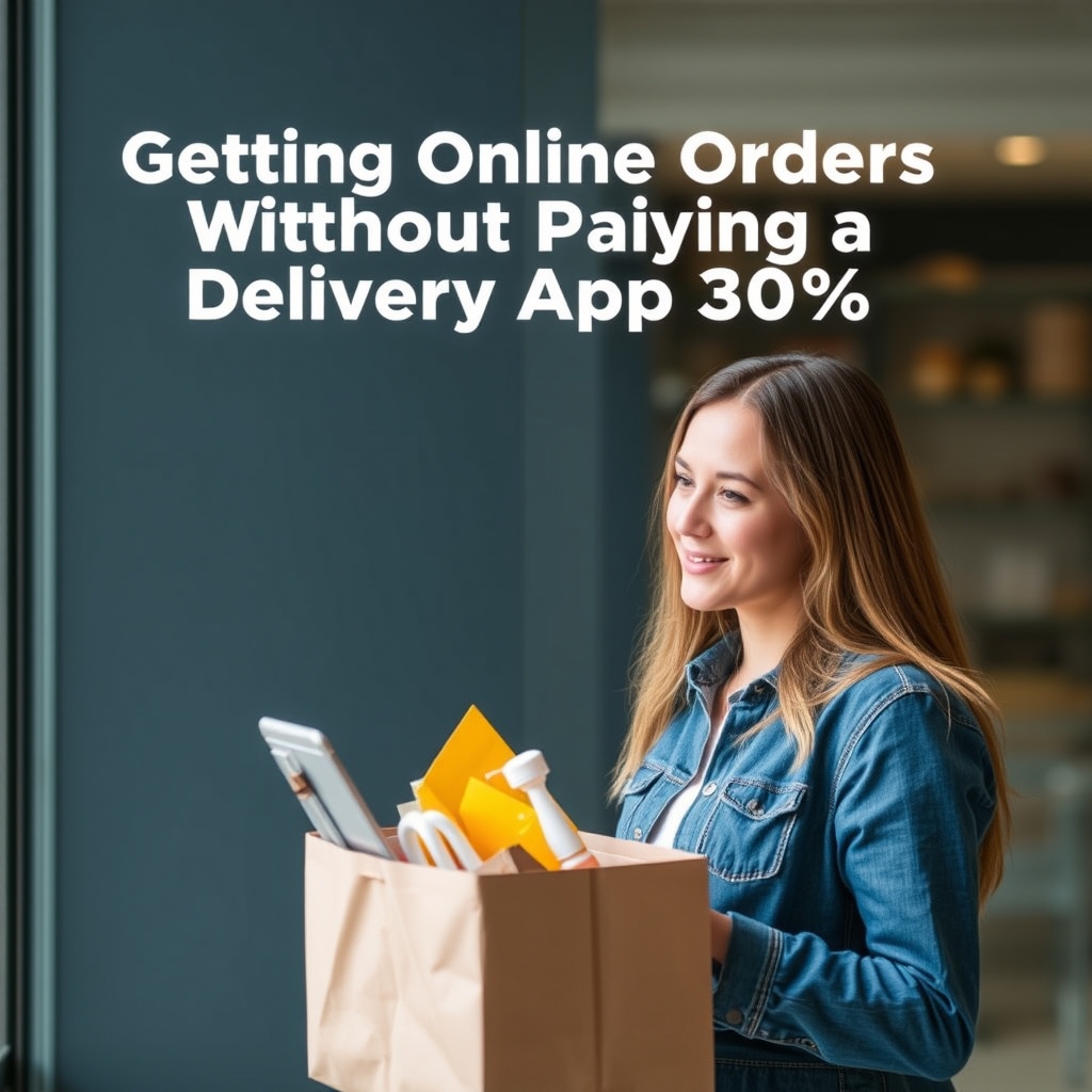 Getting Online Orders Without Paying a Delivery App 30%