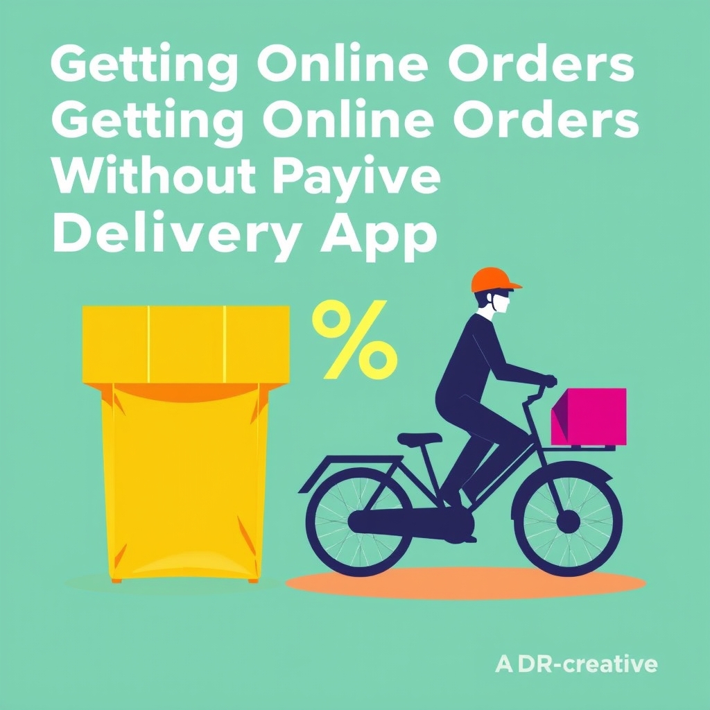 Getting Online Orders Without Paying a Delivery App 30%