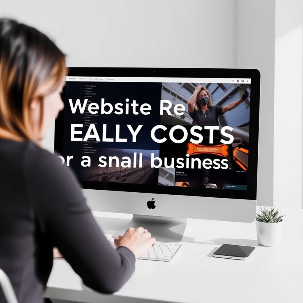 How much a website really costs for a small business