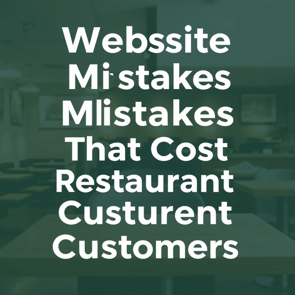 Website Mistakes That Cost Restaurants Customers