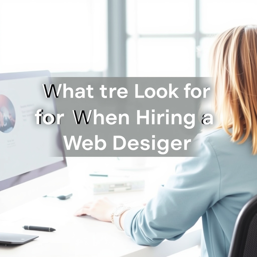 What to Look for When Hiring a Web Designer