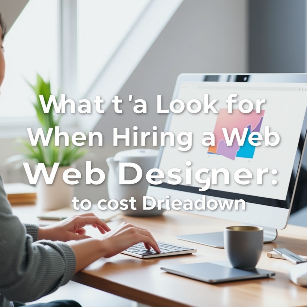 What to Look for When Hiring a Web Designer: A Cost Breakdown
